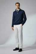 Navy Quarter Zip – 3-in-1 (Without Tie)