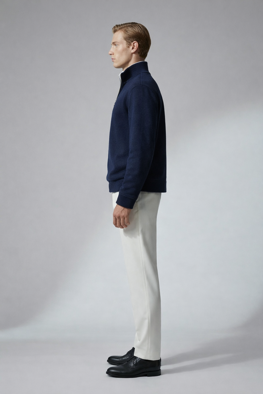 Navy Quarter Zip – 3-in-1 (Without Tie)