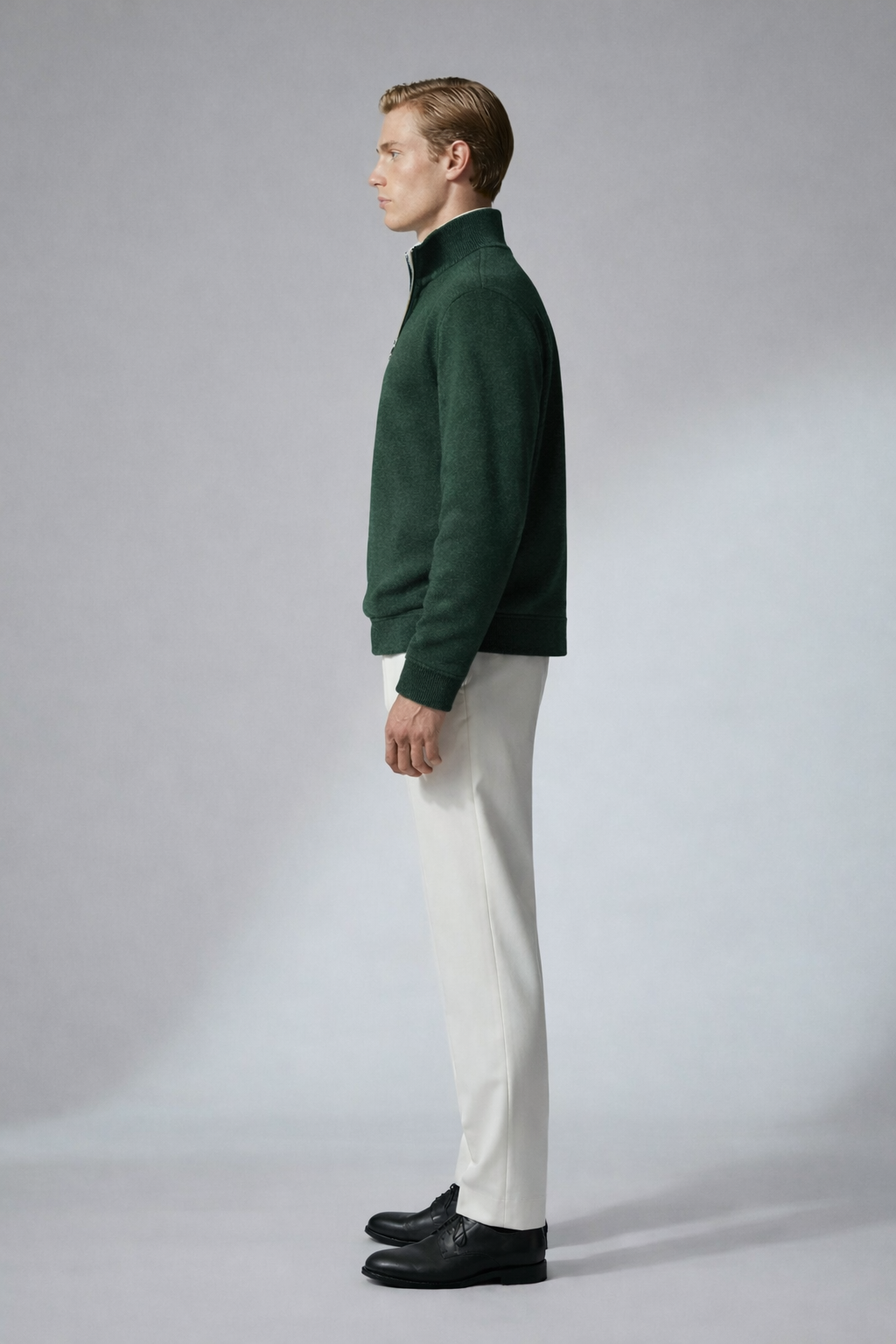 Forest Green Quarter Zip – 3-in-1 (Without Tie)